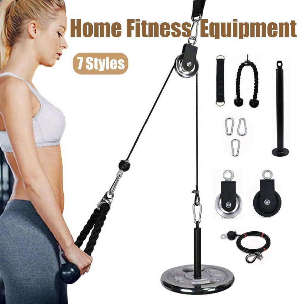 Home Fitness Equipment Pull Down Training Set Tricep Workout Accessories Gym